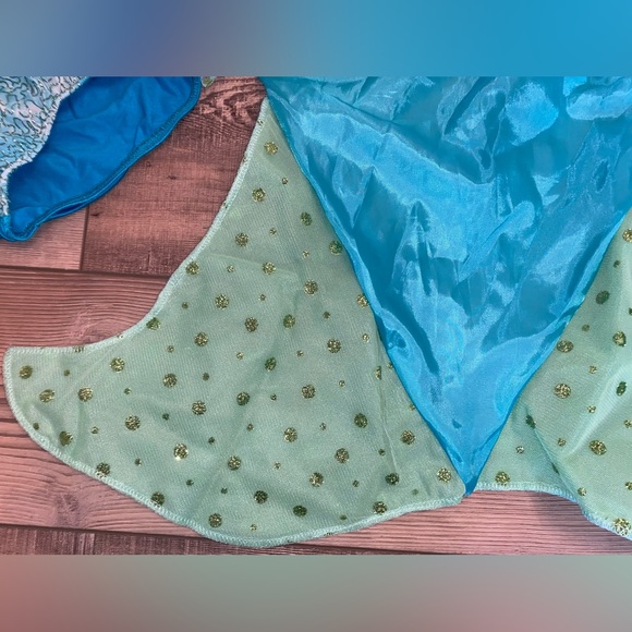 Disney Parks Cruise Line The Little Mermaid Ariel Costume Size 7/8 3 Piece Set - Picture 4 of 9